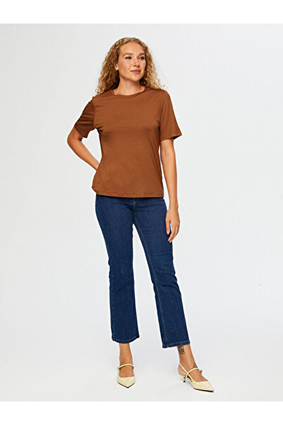 Faik Sönmez Yuvarlak Yaka Kısa Kol T-Shirt W26TSH009