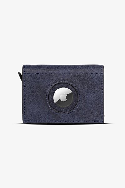 Getto Deri Airtag Mekanizmalı Kişiye Özel İsim Baskılı Cüzdan