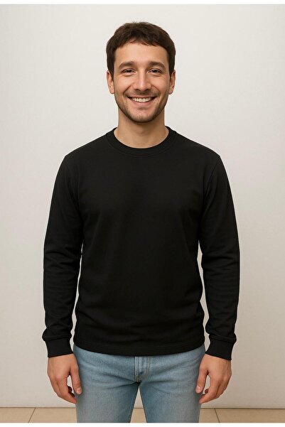 AXXEL Erkek Siyah Sweatshirt-W1083