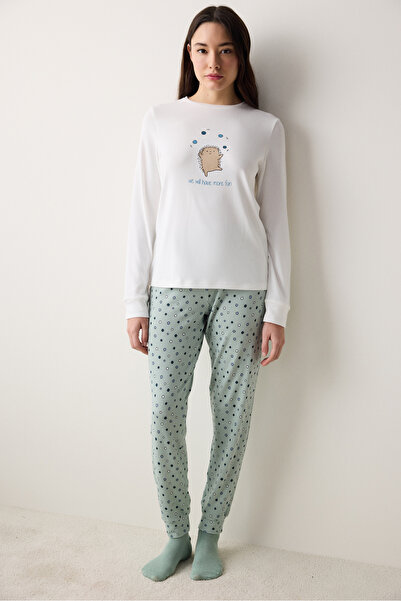 Penti Have Fun Thermal Pants Pajama Set
