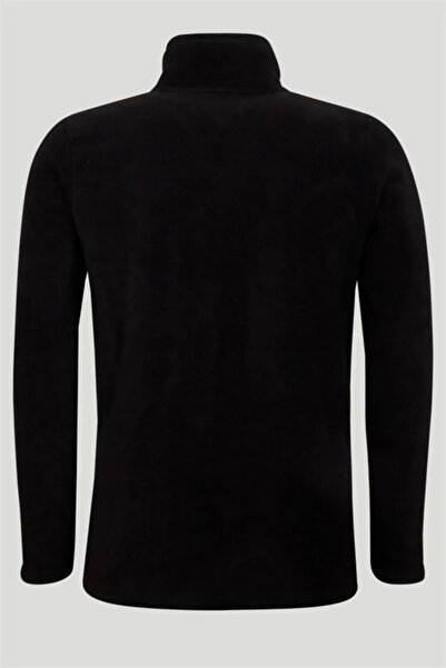 COMBİNE MİCHAİL Černá barva Softshell Polar se 3 kapsami na zip 5625 - ČERNÁ