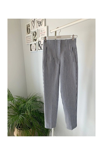 KAROL Flatolu Trousers - Striped