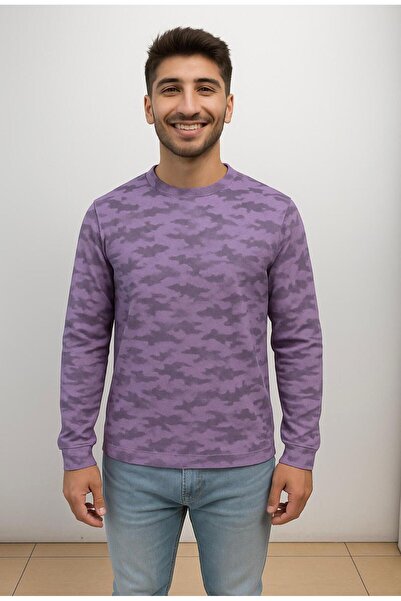 AXXEL Erkek Lila Sweatshirt-W1083