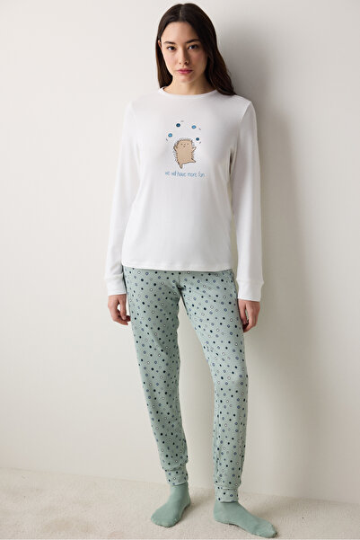 Penti Have Fun Thermal Pants Pajama Set