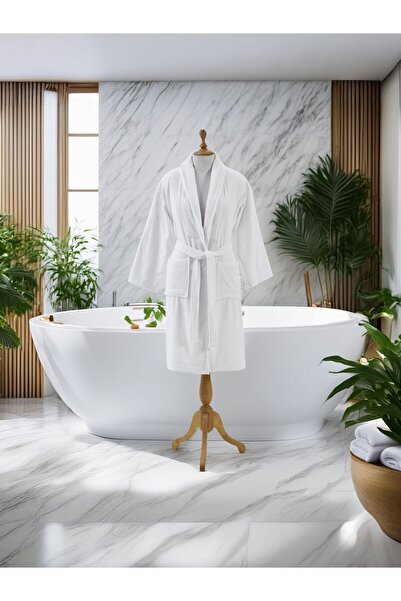 Donetella رداء حمام تيري قطني 100% للجنسين، مقاس صغير ومتوسط، 400 جرام لكل مت...