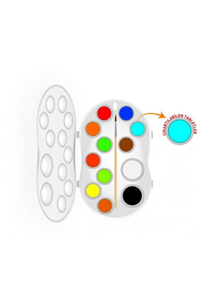 Gıpta SULUBOYA KARTON KUTU-PP KUTU 12 RENK