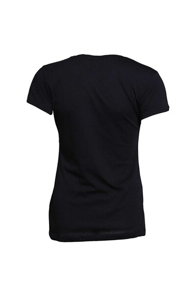 hummel Γυναικείο μπλουζάκι Klara με μαύρο στάμπα με λαιμόκοψη σε σχήμα V