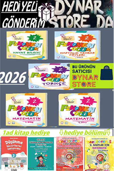 Fenomen Yayıncılık Fenomen Çocuk 2. Sınıf Set 6 Kitap