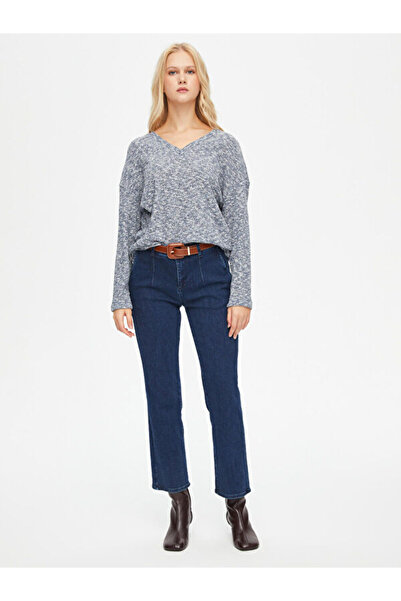 Faik Sönmez Melanj Triko Görünümlü Uzun Kollu Sweatshirt 69579