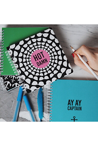 PK Design Hipster Series Notebooks - PATTERNS: Hot Damn