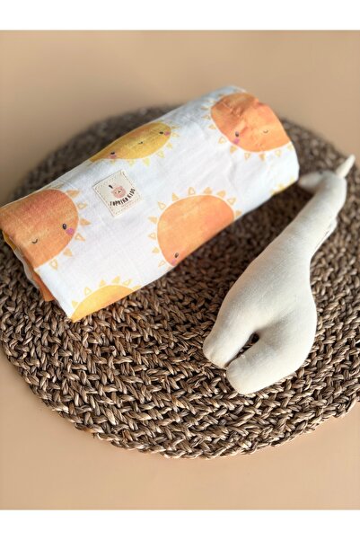 ToprikoKids Güneş 100% Cotton Organic Double Layer Muslin Blanket