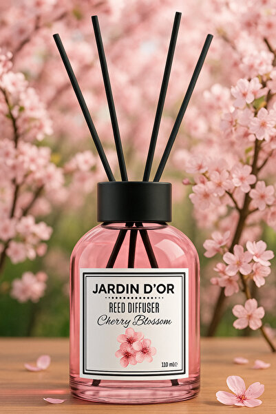 JARDIN D'OR Kiraz Çiçeği Çubuklu Oda Kokusu Cherry Blossom Reed Diffuser 110 ml