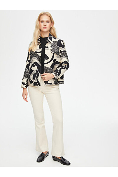 Faik Sönmez Monochrome Desen Track Ceket 69173