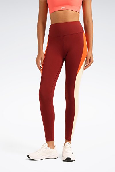 Reebok Lux Hr Tight- Cb Claret Red Women's Tights