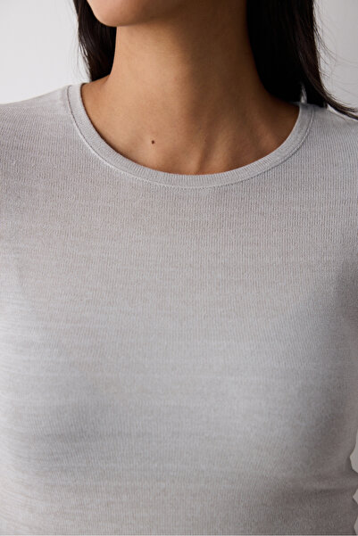 Penti Termální top z šedé melanže