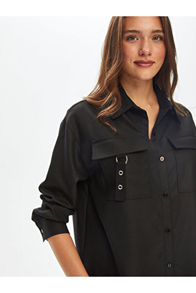 Faik Sönmez D Buckle Detailed Overshirt Tunic 69613