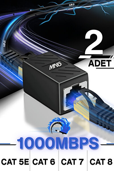 MN6 M13X Ethernet kablosu Birleştirici Aparatı/(Gigabit) 1000 Mbps Destekli/2...