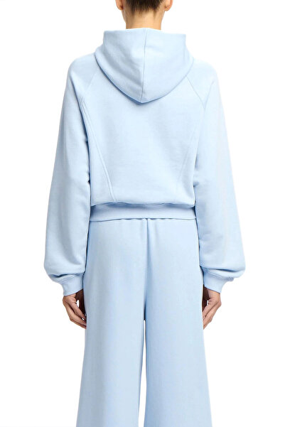 Reebok ICON ELEMENTS FT HOODIE Mavi Kadın Sweatshirt