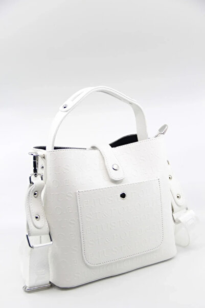 Just Polo Original Women's Embossed Printed Luxury Hand and Shoulder Bag Shopper