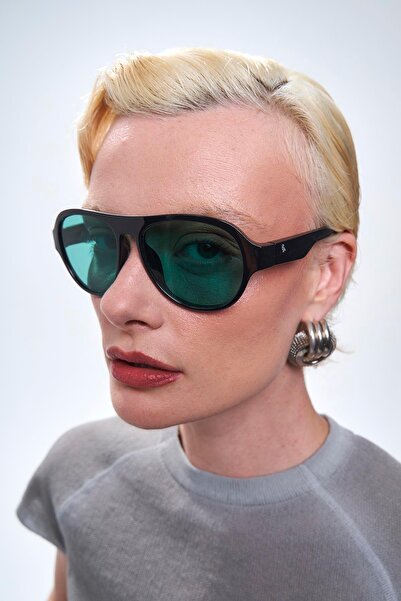 Bilge Karga Çardak Black Green Sunglasses