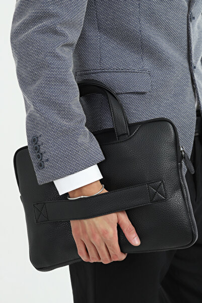 en deri Чанта за MacBook черна, 12-14 инча