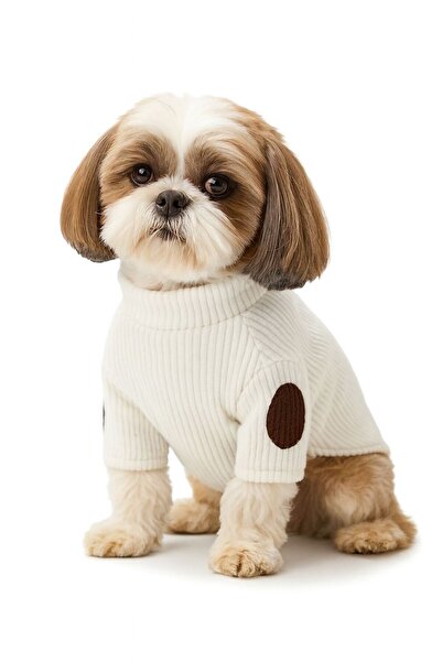Dolce Pets DolcePets Kedi Köpek Kıyafeti / Köpek Kazağı /Beyaz