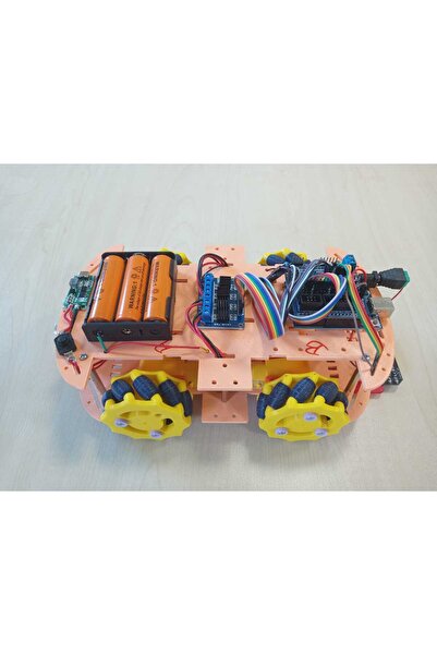 KENAR ARDUINO MECANUM ARABA ROBOT SETİ - DEMONTE