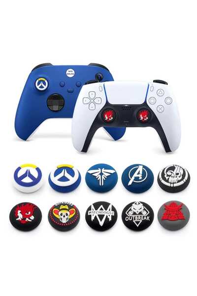 Doreka Ps3-Ps4-Ps5-Xbox One-Xbox 360-SERIES S/x Joystick Kol Analog Koruyucu 2 Adet