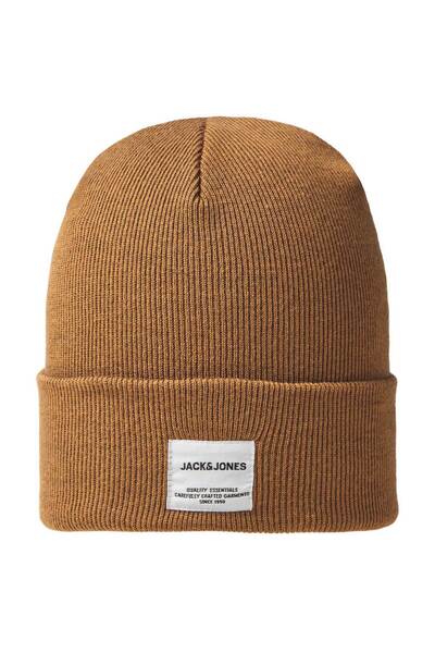 Jack & Jones Jaclong Knit Beanie Noos Чоловіча Капелюх Коричневий - 12150627