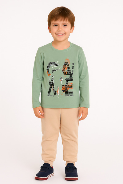 Cici kız Baby Junior Kız Ve Erkek Çocuk Uzun Kollu Mevsimlik Tişört