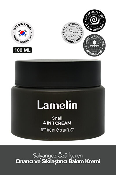 Lamelin Salyangoz Mukus Filtratı Içeren Büyük Boy Krem Snail 4 In 1 Cream 100ml