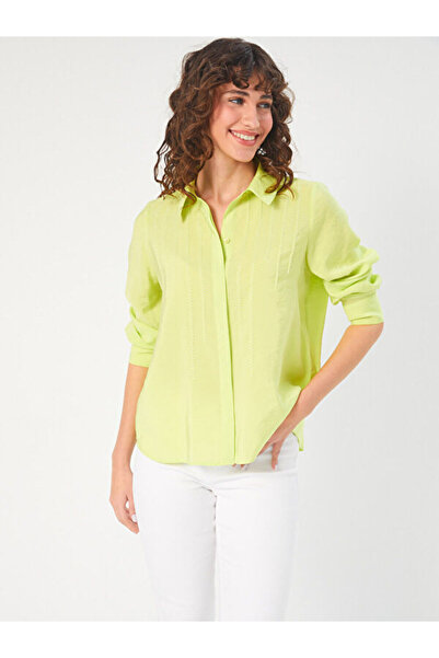 Faik Sönmez Punto Nakış Detaylı Modallı Gömlek 68399