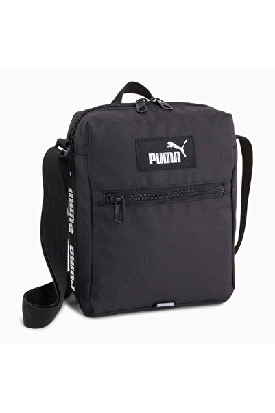 Puma Geantă de umăr neagră unisex Evo Ess