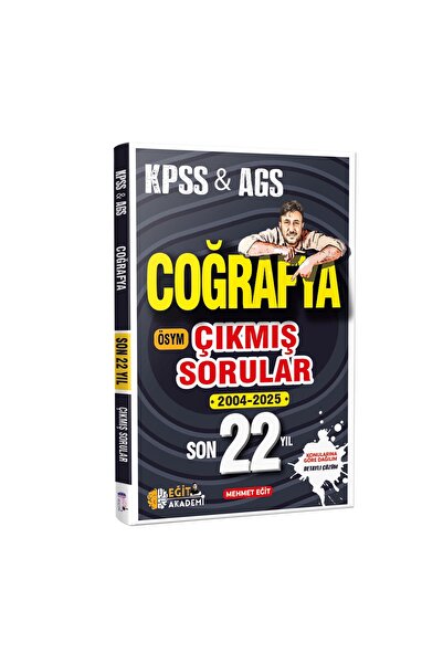 Eğit Akademi Kpss Coğrafya Son 21 Yıl Çıkmış Sorular Mehmet Eğit