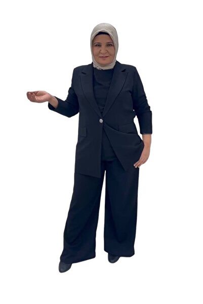 Sevda Kılınç Büyük Beden Blazer Ceket