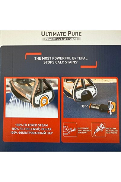 TEFAL Pure Max Buharlı Ütü - Akıllı Otomatik Turbo Buhar Gücü Teknolojisiyle