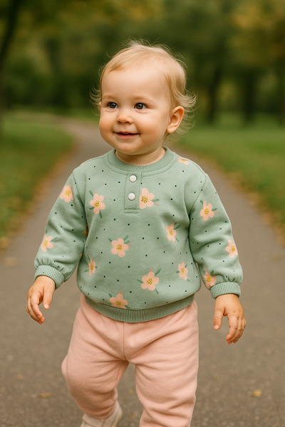 HappyMom مجموعة خيوط منقوشة بالزهور