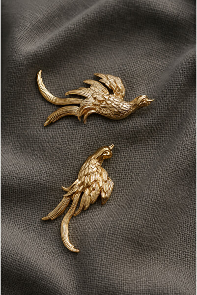 MioArt Zümrüdü Anka Kuş Küpe