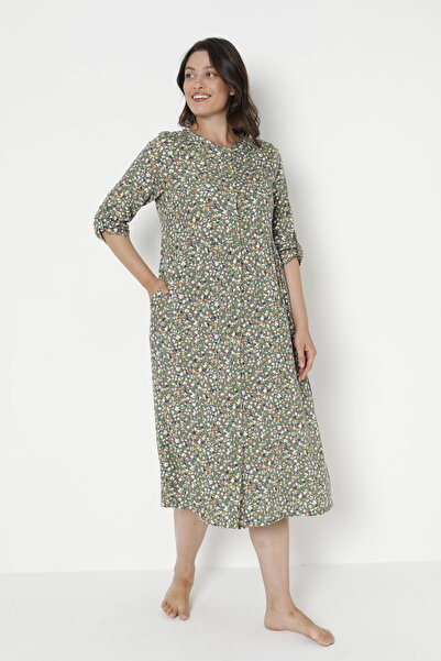 Juliet Deluxe Women's Woven Viscose Fabric Patterned Dress 35096