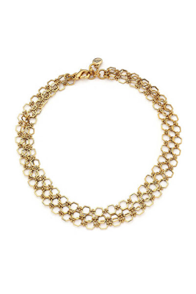 Mon Reve Flash Altın Kaplama Çoklu Zincir Kolye