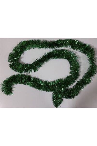 Deniz Party Store ΠΡΑΣΙΝΟ ΧΡΩΜΑ Πρωτοχρονιάτικο Γιρλάντα Στολίδι Δέντρο Μεσαίο Μέγεθος 5 cm 2 m 1 τεμ.