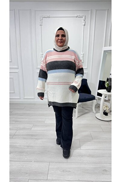 Sevda Kılınç Plus Size Jeans Flare Leg