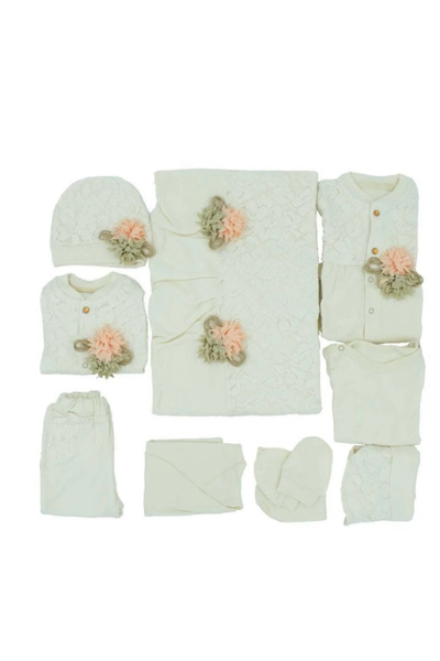 Bebbemini Baby Girl 10-Piece Hospital Exit Set