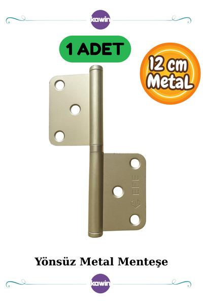 Kawin 1 Adet 12cm Metal Çelik Kapı Menteşe Yönsüz 2mm Dayanıklı Panel Cerman ...