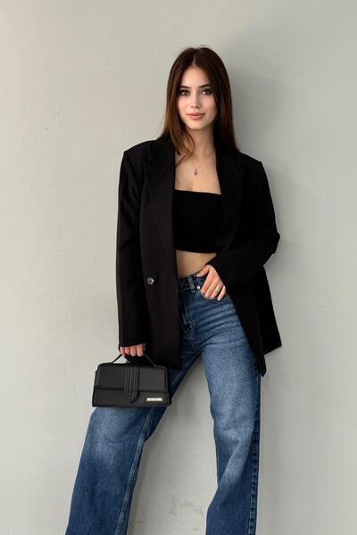lizge giyim Classic Jacket with Buttons