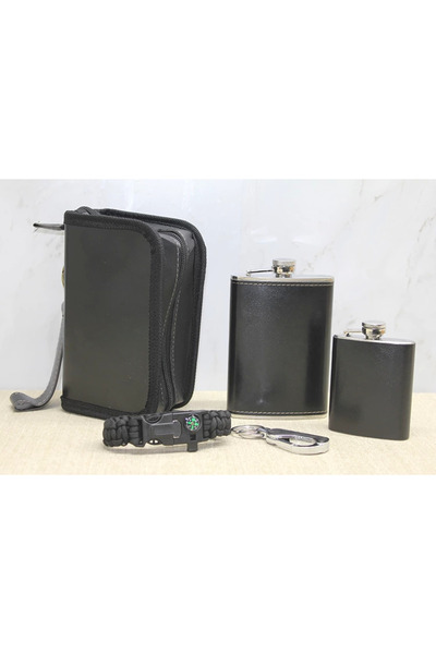 Lisinya 2-Piece Flask Set with Case Alk3941 - Tygoo