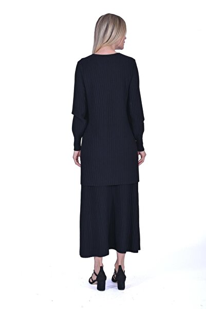 Invee Groove Knitwear Tunic Black