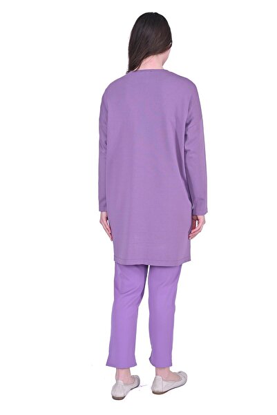 Invee Baklava Stone Knitwear Tunic Eflatun