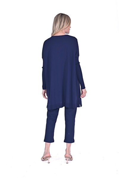 Invee Plain Tunic Dark Blue
