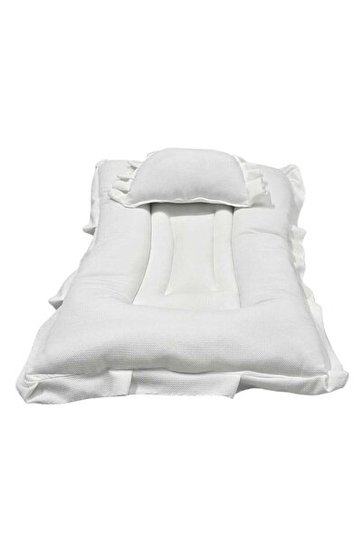 BabyCara سرير أطفال مع وسادة مرتبة سميكة للأطفال حديثي الولادة 80 × 55 سم